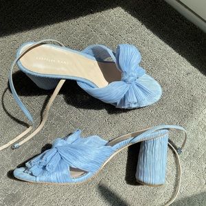 Loeffler Randall Camellia Pleated Knot Sandal - Size 11